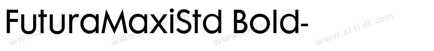 FuturaMaxiStd Bold字体转换